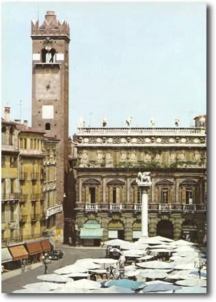 Verona piazza delle Erbe